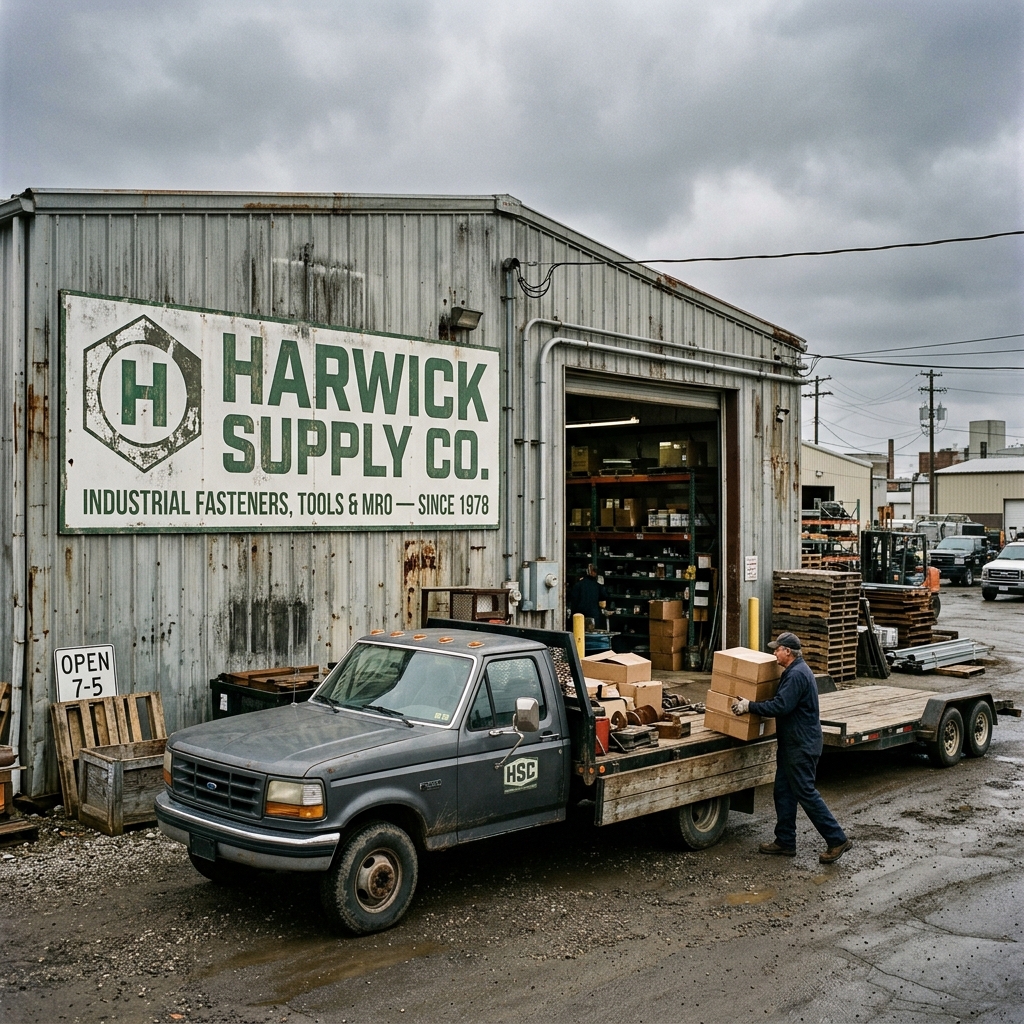 Harwick Supply Co. AI SEO case study — industrial B2B company with full Agentic Presence Engine deployment and 5× pipeline growth