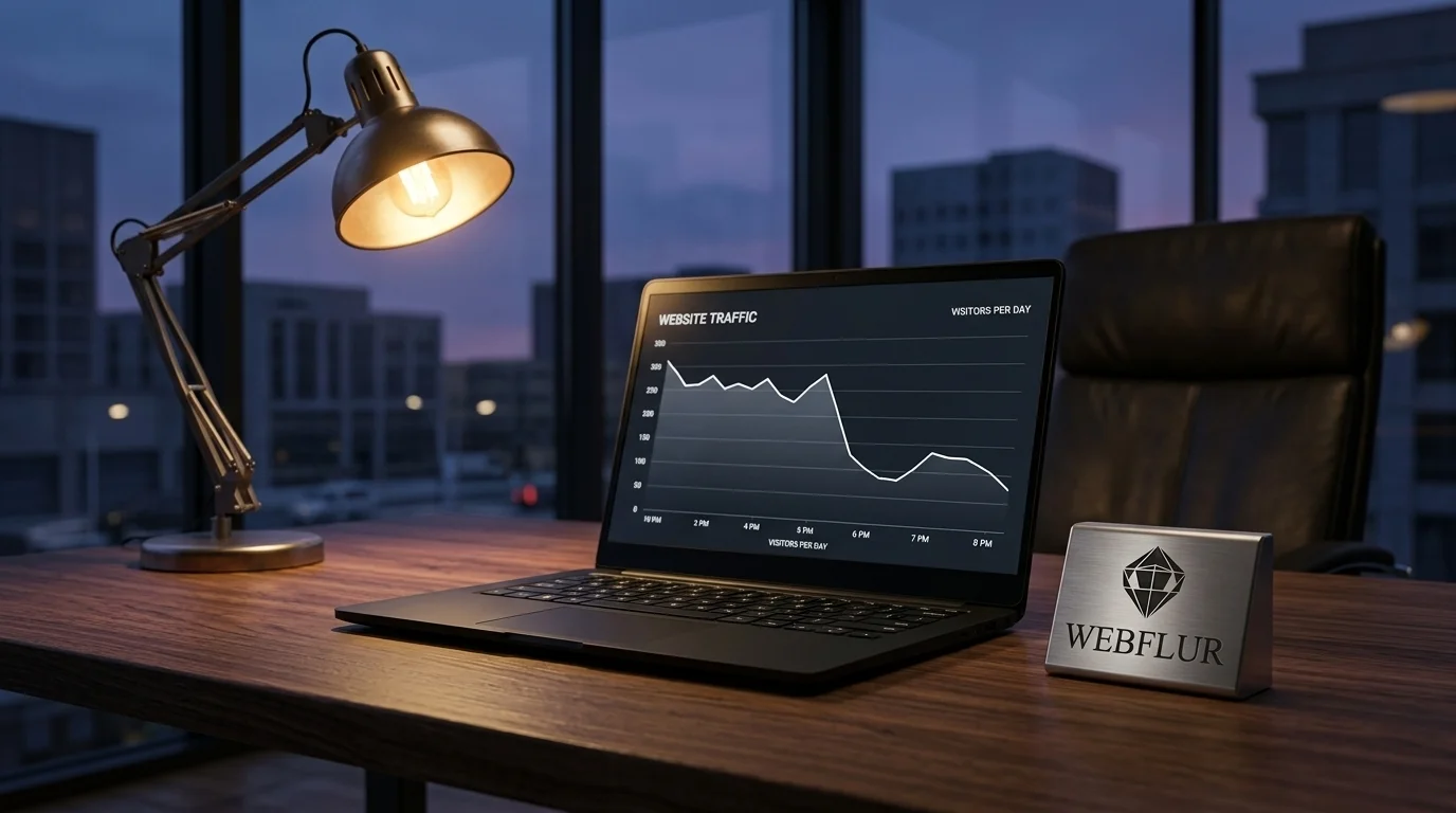 Why Organic Traffic is Down (AI Overviews) by Webflur AI SEO Agency